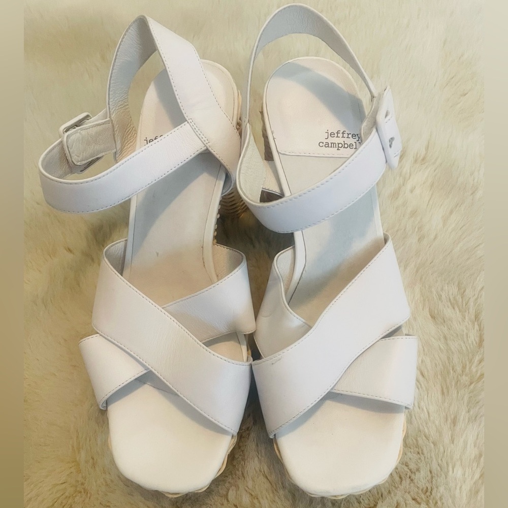 Jeffrey Campbell Wicker Sandal Heels